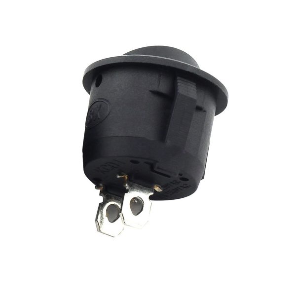 16mm SPST MINI Black Button On/Off Round Rocker Switch DC 3A/12V Or AC 3A/250V - Image 5
